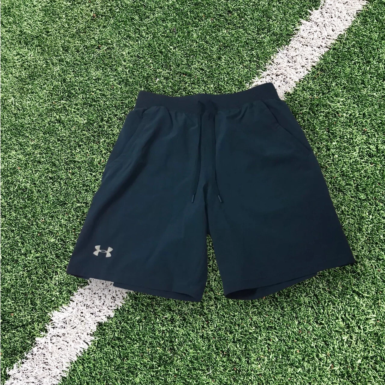 Under Armour Men SpeedPocket 9” Lined Running Shorts 1351191 Blue 918 Size 2XL