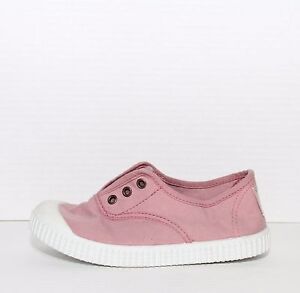 VICTORIA SCARPE BIMBE SNEAKERS SLIP-ON IN CANVAS ROSA CON ELASTICO ART.  06627 | eBay