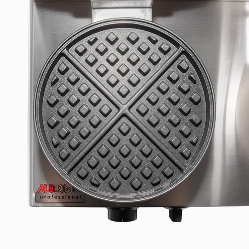 ALDKitchen Belgian Waffle Maker Thick | Commercial | Round-Shape Thin Waffles - Picture 4 of 8