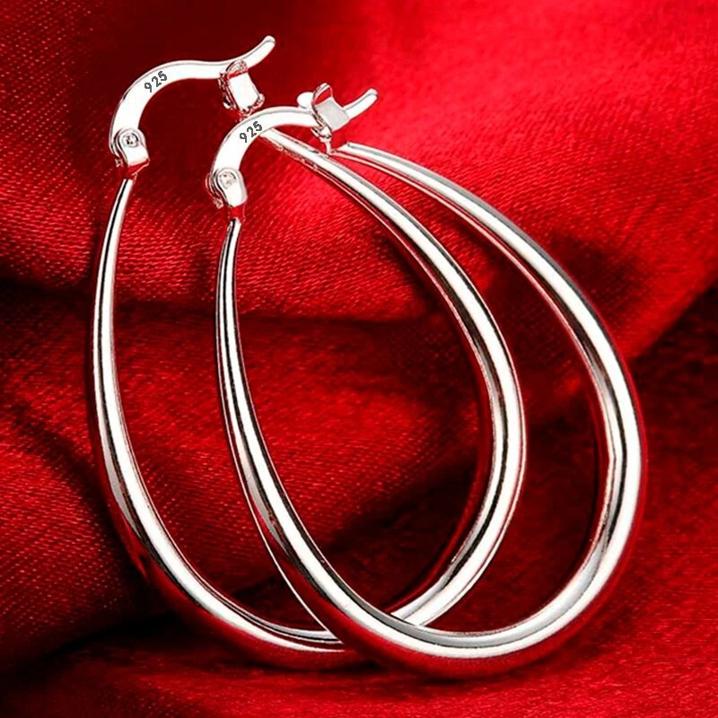 Orecchini in argento sterling con cuore arcobaleno 3D in cristallo