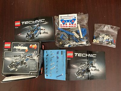 Lego Technic Set #42020 Twin-Rotor Helicopter .Both Bags Were Opened.Has 2 Books