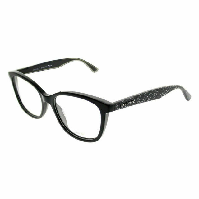 Jimmy Choo Black Glitter Glasses 2025