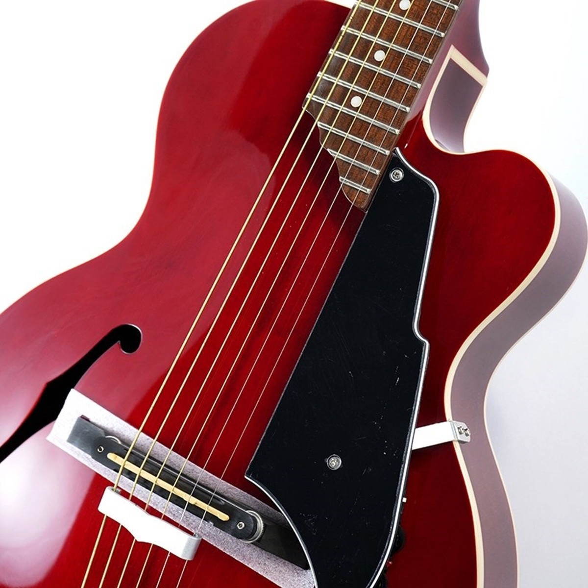 VOX GIULIETTA VGA-3PS-TR Trans Red Archtop Acoustic Guitar with
