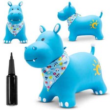 Skakane zwierzę Skakany Nil Koń Skakanie + pompa od 1 roku Sun Baby