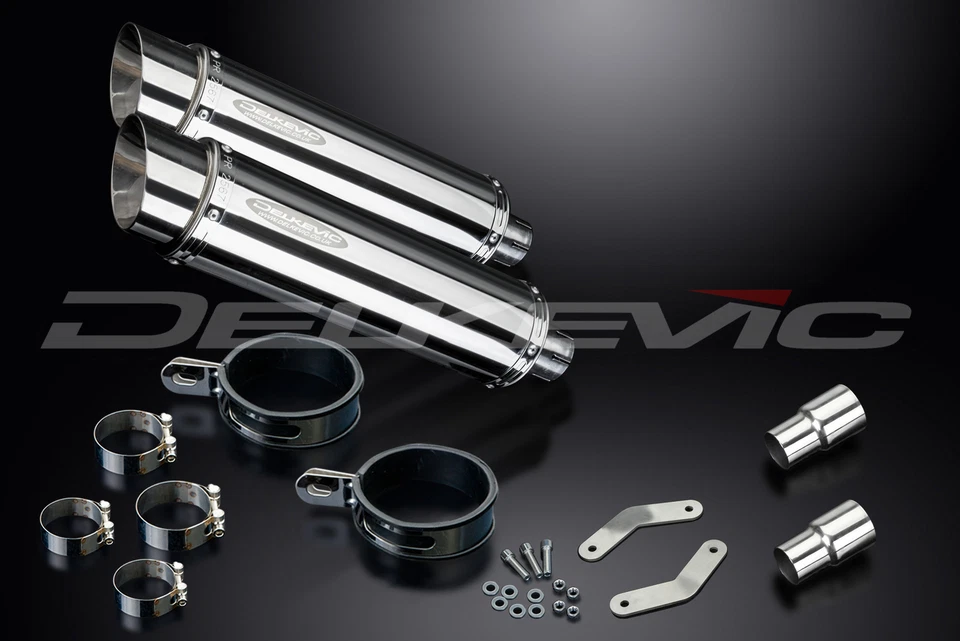 Комплект круглого глушителя из нержавеющей стали Triumph Speed Triple R 1050 2012-2016 14 дюймов - Изображение 4 из 4