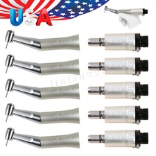 1-5 NSK STYLE Dental Contra Angle Slow Speed Handpiece Push FG 1.6mm/Air Motor