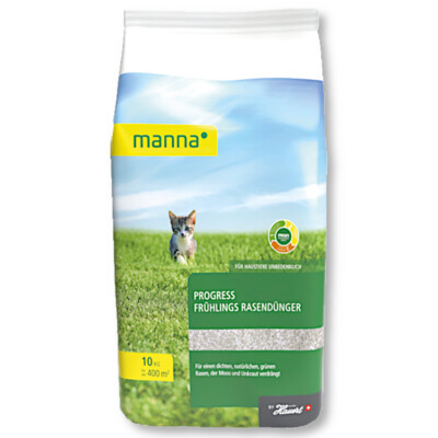 Manna Progress Frühlingsrasendünger 10 kg Profidünger Rasendünger Startdüng