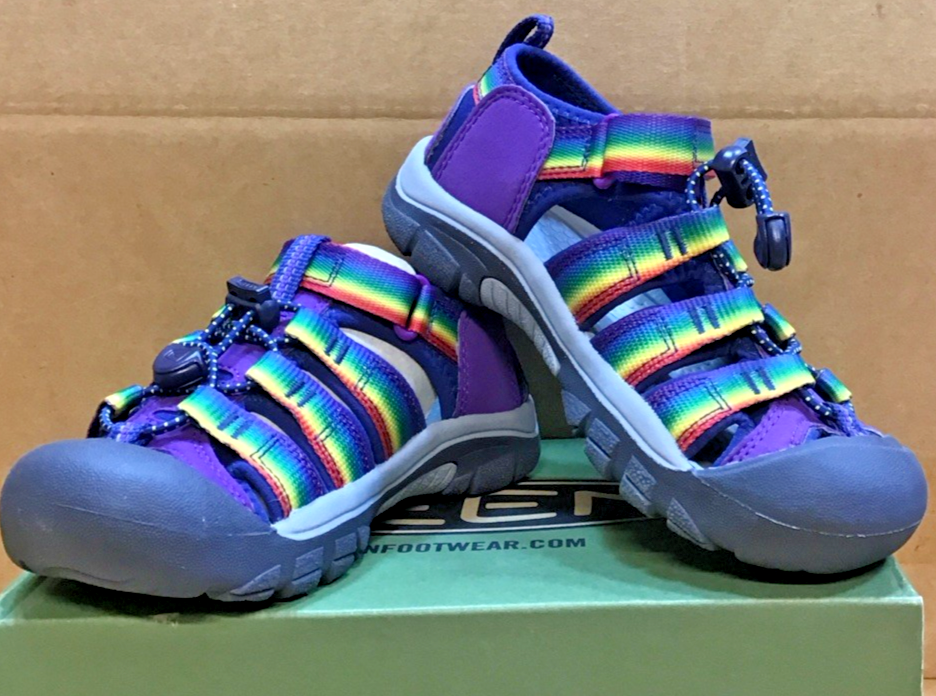 Sandali Keen Kids Newport H2 Multi Tillandsia viola arcobaleno bambini