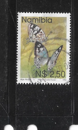 NAMIBIA SC3753 1992 N$ 2.50 BUTTERFLY LARGE USED DEFINITIVE VF STAMP