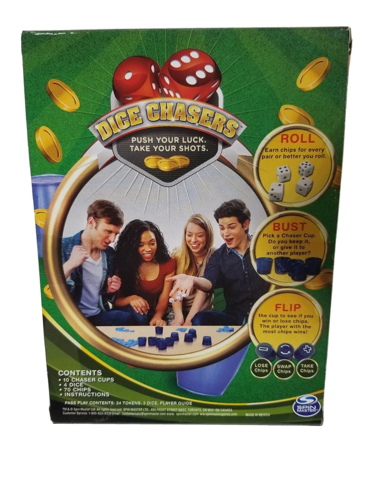 ADULT - Dice Chasers Game Family Night Bonus Game of Left Center Right NEW  n Box 778988213261 | eBay