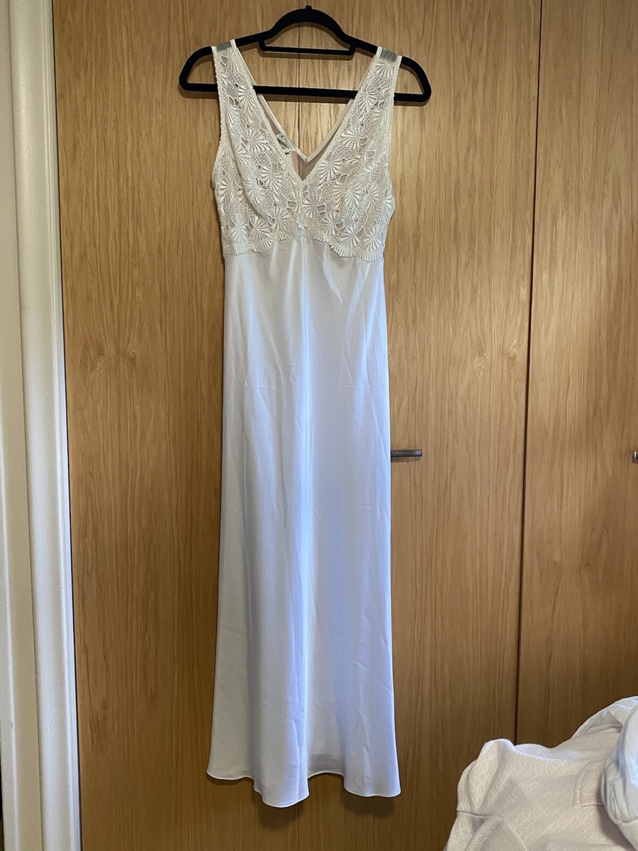 NWT Cinema Etoile Ladies Ivory Lace Nighty Negligee Designed