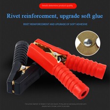 Crocodile Clips Alligators Clamps Battery Connector Electrical Test Insulated