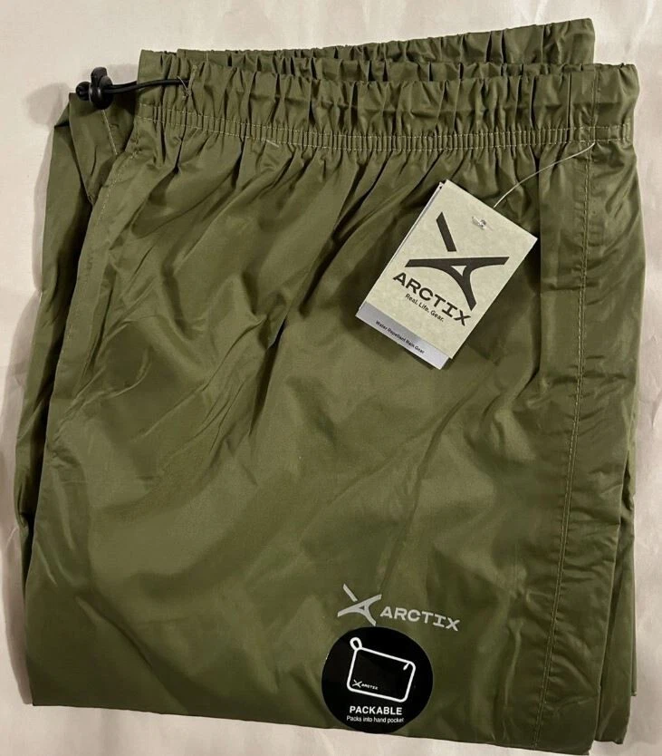 NEW Arctix Men's Storm Rain Pant, Charcoal, X-Large / 32L