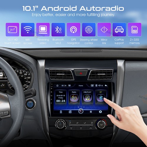 For 2013-18 Nissan Altima Apple Carplay Car Radio Android 12 GPS Stereo DSP FM I