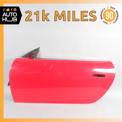 14-24 Jaguar X152 F-Type S Left Driver Side Door Shell Panel Caldera Red OEM 21k