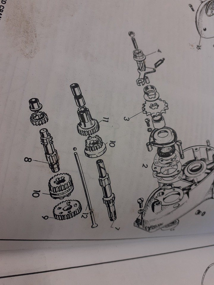 BSA Bantam second and top gear pinion/cluch push rod eBay