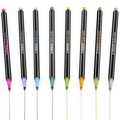 STABILO Pen 68 Premium Felt Tip Fineliner Pens 1.0mm Metallic Colours