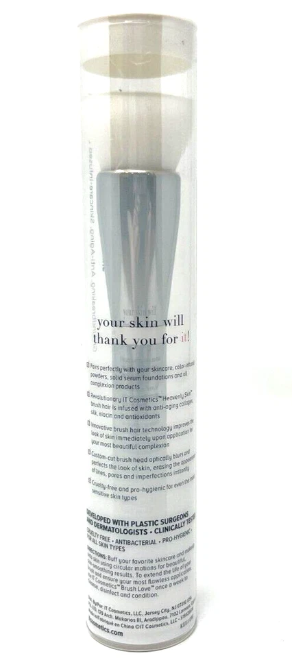 IT Cosmetics Heavenly Skin Skin-Smoothing Complexion Brush Sealed No 704 - Image 3 of 3