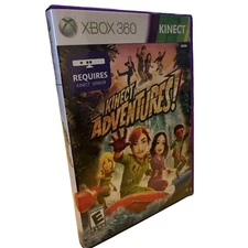 XBOX 360 KINECT ADVENTURES! Game 2010 Rated E Complete w/Sensor Calibration Card