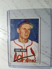 1951 Bowman #85 Eddie Kazak