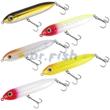 Topwater Fishing Lures Kit Sea Saltwater Bass Pencil Popper Walking Hard Bait