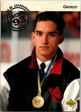 1993-94 U.D. Hockey "World Juniors" #250 Clean Checklist