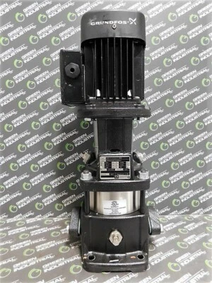 NEW Grundfos CR1S-5 B-B-A-E-HQQE Pump ML71AB-2-56C-C Motor 4.84GPM 208/230/460 V