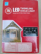70 LED Twinkling Icicle Light