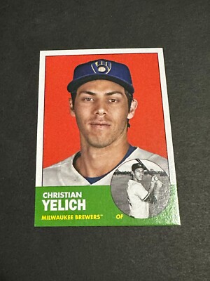 2022 Topps Archives Christian Yelich Background Variation SP #64 - FREE SHIPPING
