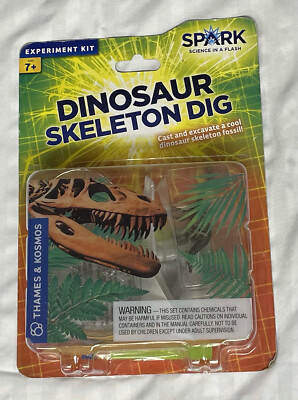 Dinosaur Skeleton Dig Thames & Kosmos Spark Science Experiment Kit 