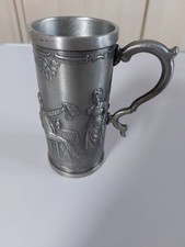 Weinkrug - Frieling rein Zinn, Lindenwirtin Sammler Vitrine, H&ouml;he ca. 11 cm