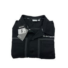 PUMA x WAL We Are Legends Black Denim Cotton Shirt Jacket Shacket Mens Large NWT
