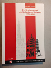 Der Renaissancetrakt des Rothenburger Rathaus...