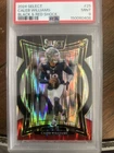 2024 PANINI SELECT BLACK & RED SHOCK #25 CALEB WILLIAMS ROOKIE RC PSA 9