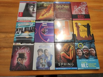 LOTTO 12 STEELBOOK - SPACE JAM - SPRING - VALERIAN - FAST & FURIOUS - WONKA