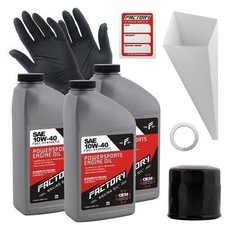 Factory Racing Parts SAE 10W-40 3qt Oil Change Kit Fits Yamaha YZF- R3 47.99 per gallon
