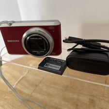 Samsung WB350F 16.3MP WiFi Digital Camera – Red, 21x Zoom, Full HD, f/2.8