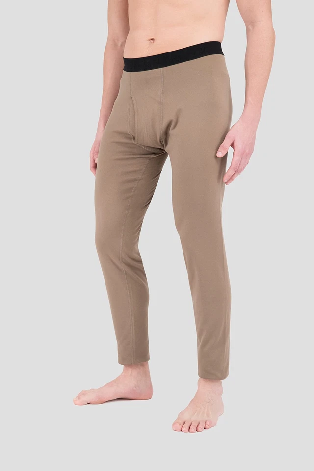 Military Fleece Pant Mens, BROWN, LG - Image 2 of 4