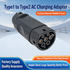 SAE J1772 Type1 to Type2 IEC62196 2 EV Adapter 32A AC EV Charging Connector