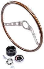 JEGS 79602 2-Spoke Steering Wheel Kit 1965 Chevy Chevelle El Camino Simulated Wa