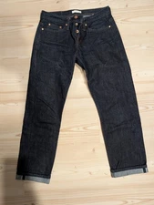 Unbranded Brand UB201 Tapered 14.5oz Indigo Selvedge Jeans Size 28