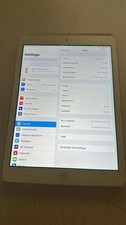 Apple iPad Air A1474 16GB Verizon Turning on Tablet for Parts Only Not Bundled