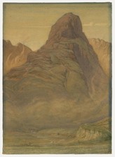 Edward Ridley (1883-1946)- Early 20th Century Watercolour, View of the Mountains