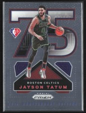 Jayson Tatum 2021-22 Panini Prizm NBA 75th Logo Retail #20 Boston Celtics