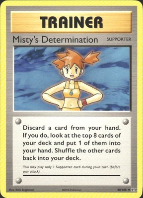 Misty's Determination 80/108 XY - Evolutions Uncommon NM