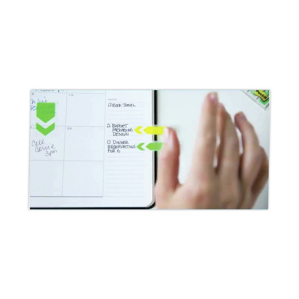 Post-it 689HL3 hisel Tip Highlighter - Assorted Ink/Flag/Barrel Colors 3/PK New