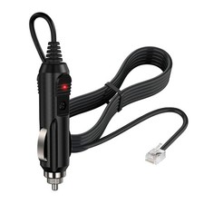 Radar Detector Power Cable 12V RJ11 Car Charger Adapter 6.5ft PVC Cord