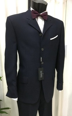 BRAUTKLEID GR. 50 BLAU SIGNIERT CARLO PIGNATELLI SUIT GROOM WEDDING DESIGNER