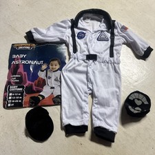 Baby Astronaut Costume 12-18 months NASA Space USA Explorer Suit Booties Toddler