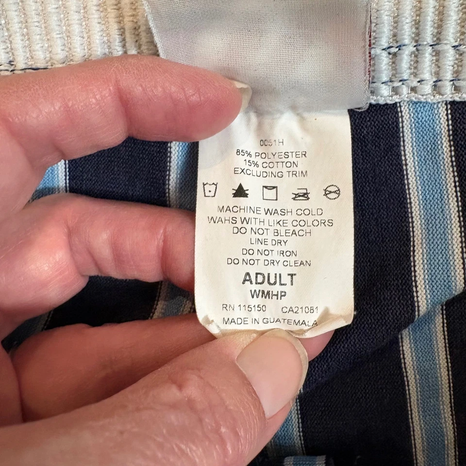 Полосатые бейсбольные штаны Worth большого размера Carolina синие темно-синие белые без застежек спортивные - Изображение 3 из 4